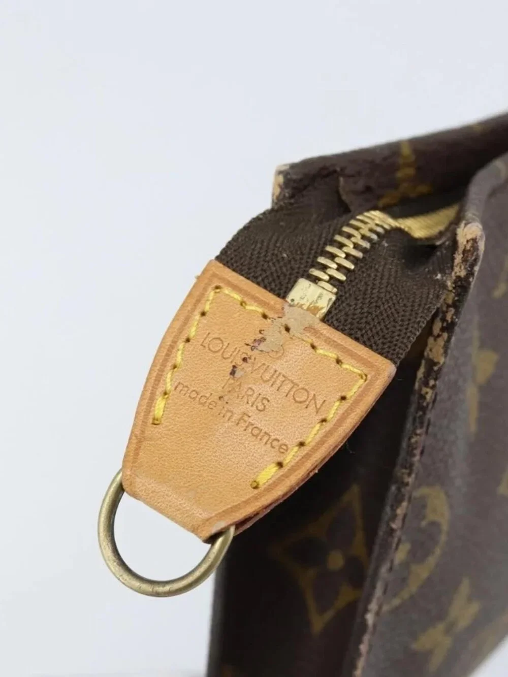 LOUIS VUITTON Monogram Bucket PM Accessory Pouch LV Auth ka2841